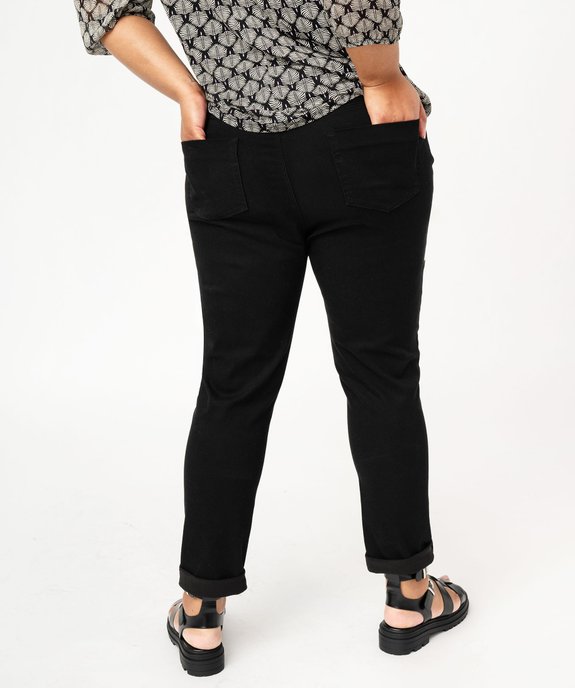 Pantalon coupe Regular taille ajustable femme grande taille vue3 - GEMO (G TAILLE) - GEMO