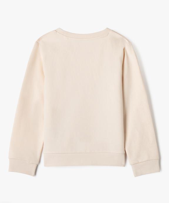 Sweat molletonné avec motif fille vue3 - GEMO (ENFANT) - GEMO