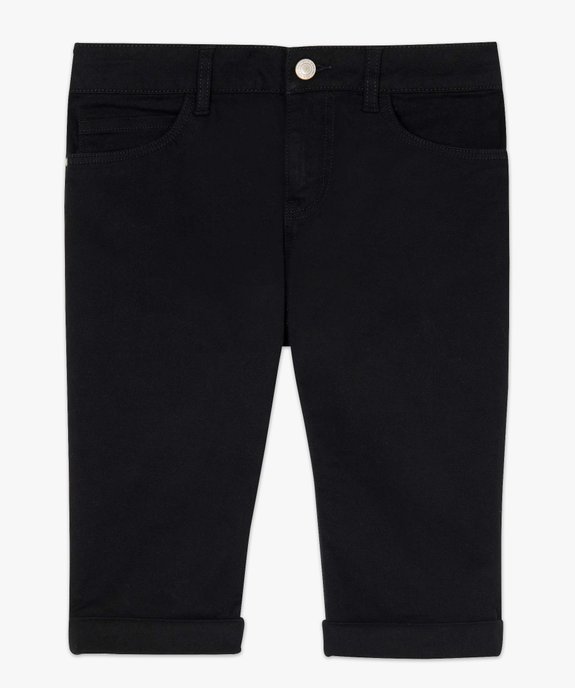 Bermuda slim en coton extensible femme vue14 - GEMO 4G FEMME - GEMO