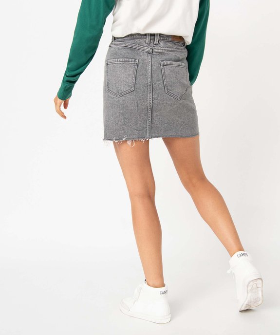 Jupe en jean femme avec finition sans coutures – Camps United vue3 - CAMPS UNITED - GEMO