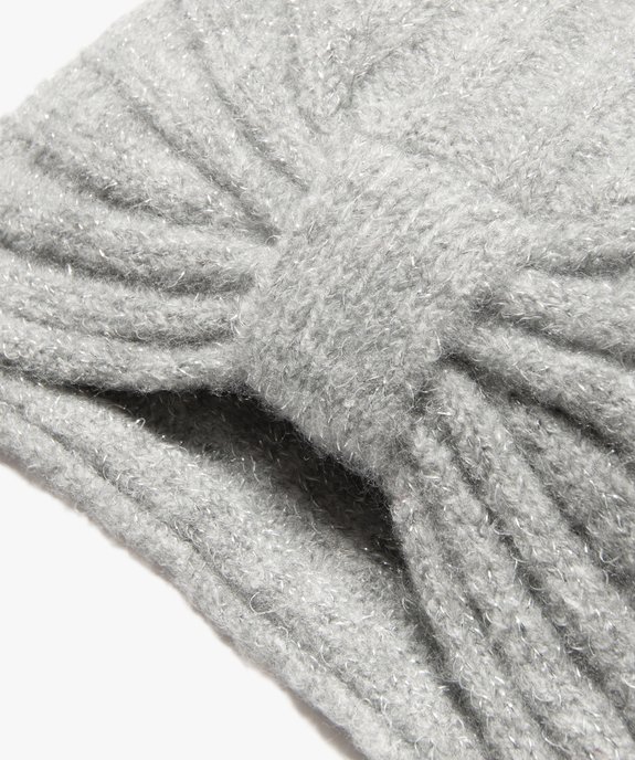 Bonnet femme en maille brillante effet drapé vue2 - GEMO (ACCESS) - GEMO