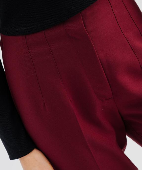 Pantalon de costume fluide avec pinces femme vue2 - GEMO(FEMME PAP) - GEMO
