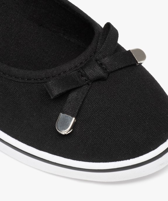 Escarpins femme en toile unis à semelle contrastante vue6 - VALENTINA BALDA - GEMO