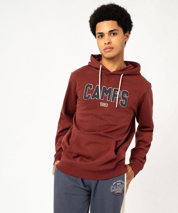 Sweat à capuche en molleton doux homme - Camps United vue1 - CAMPS - GEMO
