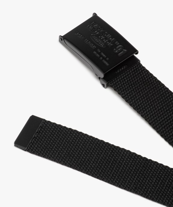 Ceinture sangle avec boucle en métal gravé garçon vue2 - GEMO (JUNIOR) - GEMO