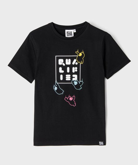 Tee-shirt manches courtes avec motifs colorés garçon - Fall Guys vue2 - AMONG US - GEMO