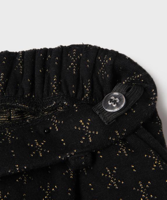  Short ample en molleton à étoiles brillantes fille vue2 - GEMO (ENFANT) - GEMO