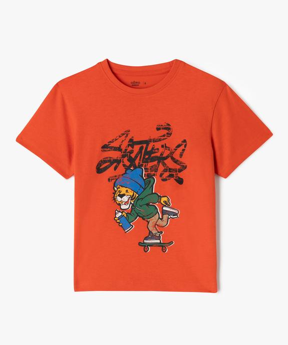 Tee-shirt imprimé graphique garçon vue1 - GEMO 4G GARCON - GEMO