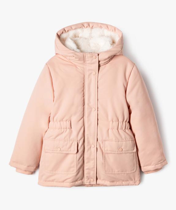 Parka 3 en 1 avec doublure en maille peluche fille vue2 - GEMO 4G FILLE - GEMO