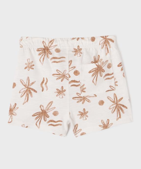 Short en coton avec taille ajustable bébé garçon (lot de 2) vue3 - GEMO(BB COUCHE) - GEMO