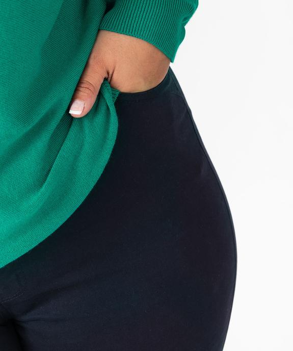 Pantalon coupe Regular taille ajustable femme grande taille vue2 - GEMO (G TAILLE) - GEMO