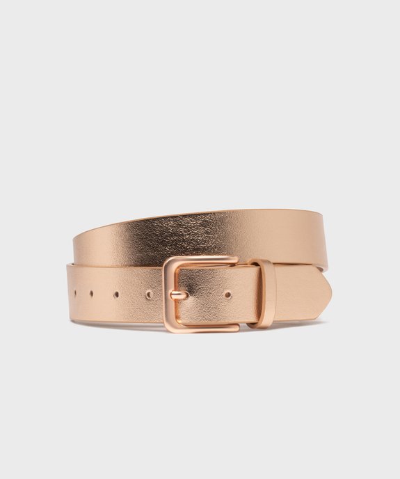 Ceinture large métallisée femme vue1 - GEMO (ACCESS) - GEMO