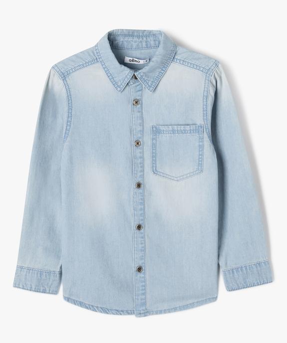 Chemise chambray à manches longues garçon vue1 - GEMO (ENFANT) - GEMO