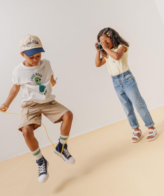 Tee-shirt imprimé skateboard garçon vue1 - GEMO (ENFANT) - GEMO