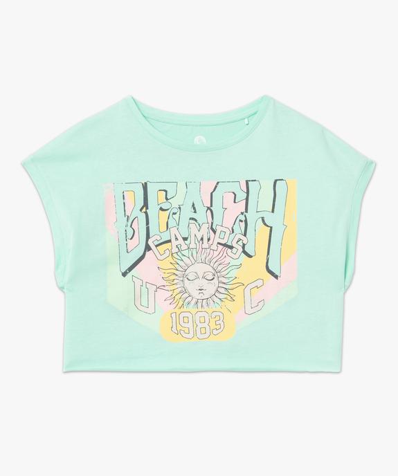 Tee-shirt crop top sans manches femme - Camps United vue4 - CAMPS UNITED - GEMO