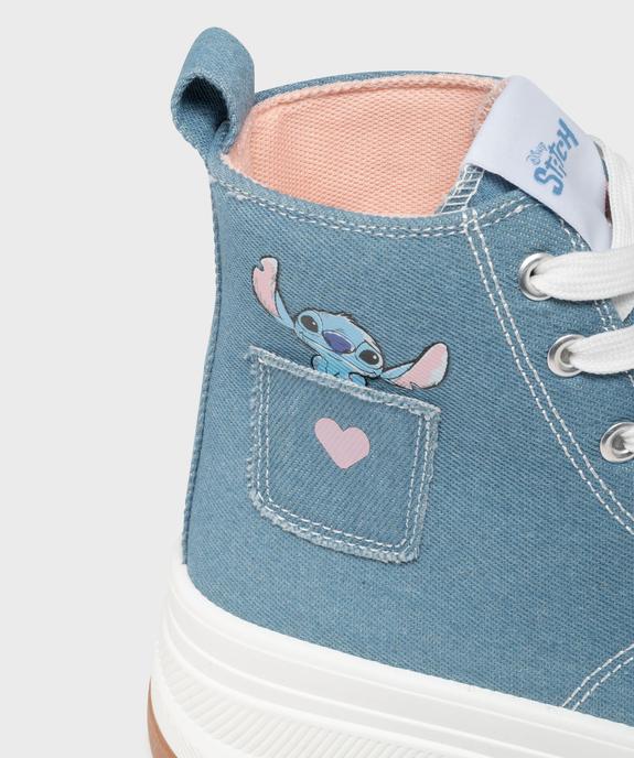 Baskets montantes en toile motif Stitch femme - Disney vue7 - LILO & STITCH - GEMO