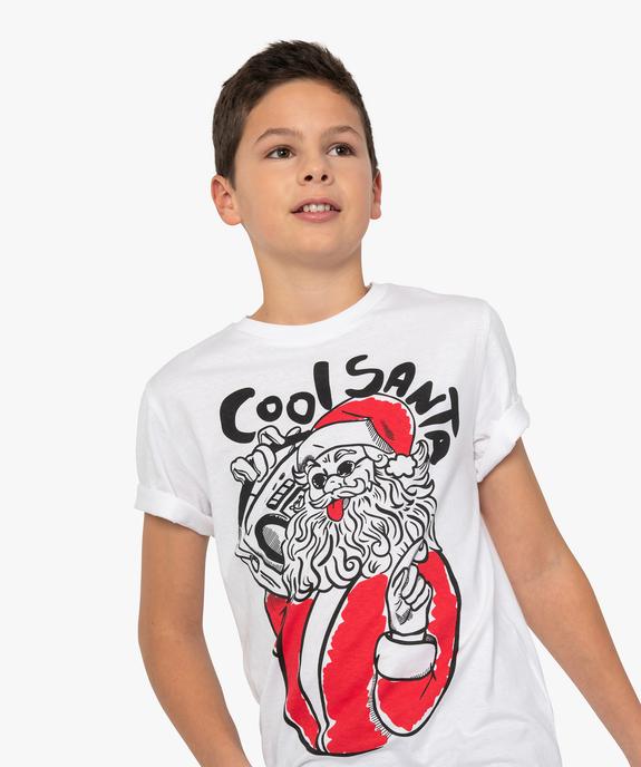 Tee-shirt imprimé Noël garçon vue1 - GEMO (JUNIOR) - GEMO