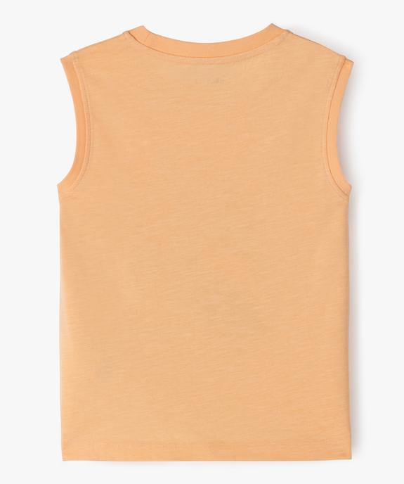 Débardeur imprimé coupe droite garçon vue3 - GEMO (ENFANT) - GEMO
