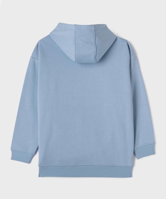 Sweat à capuche avec doublure chaude garçon vue3 - GEMO (JUNIOR) - GEMO