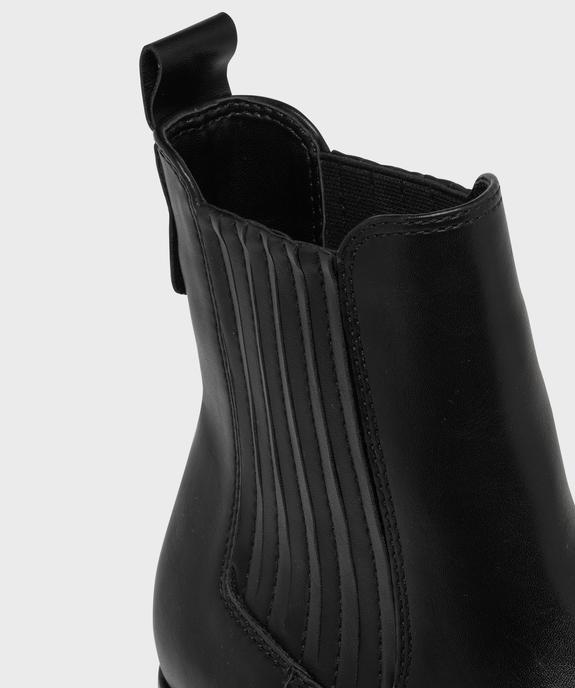 Boots santiags à tige montante élastiquée femme vue7 - FOLLOW ME - GEMO