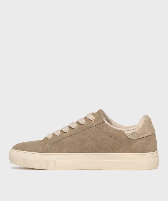 Baskets basses style urbain femme - LuluCastagnette vue3 - LULUCASTAGNETTE - GEMO