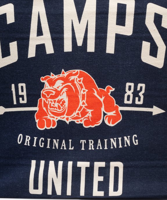 Tote bag en toile denim - Camps United vue3 - CAMPS - GEMO