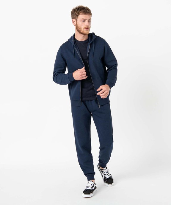 Sweat zippé à capuche homme vue4 - GEMO 4G HOMME - GEMO
