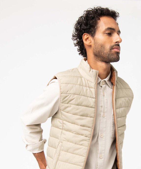 Blouson homme matelassé sans manches vue2 - GEMO 4G HOMME - GEMO
