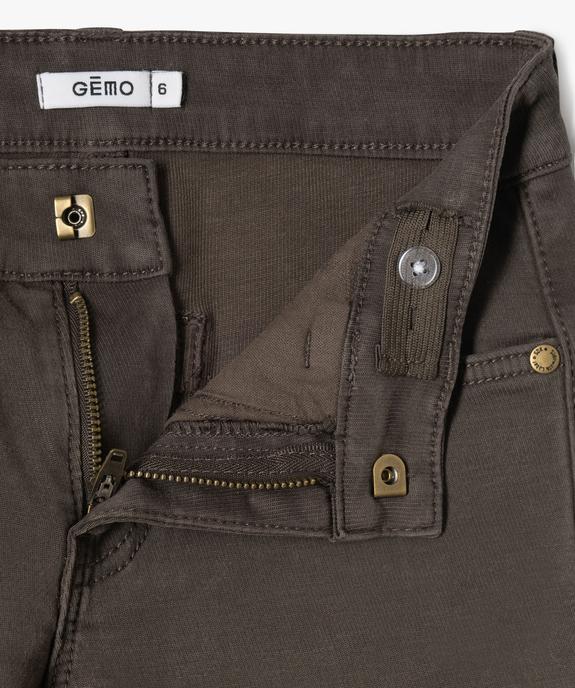 Pantalon cargo bas resserré garçon vue3 - GEMO (ENFANT) - GEMO