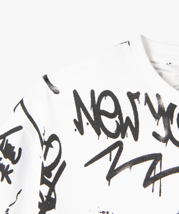 T-shirt droit manches courtes garçon vue2 - GEMO 4G GARCON - GEMO