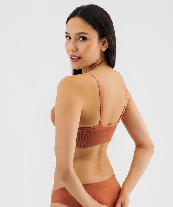 Culotte en maille extensible femme vue3 - GEMO(HOMWR FEM) - GEMO