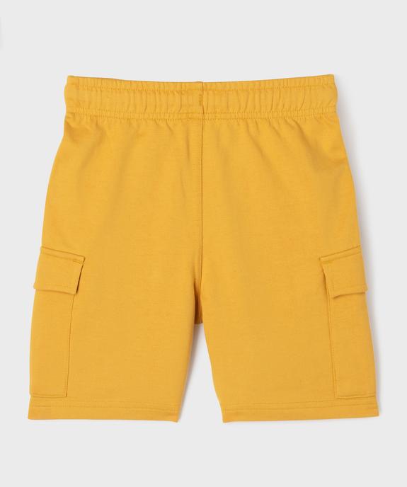 Bermuda en maille coupe cargo garçon vue3 - GEMO (ENFANT) - GEMO