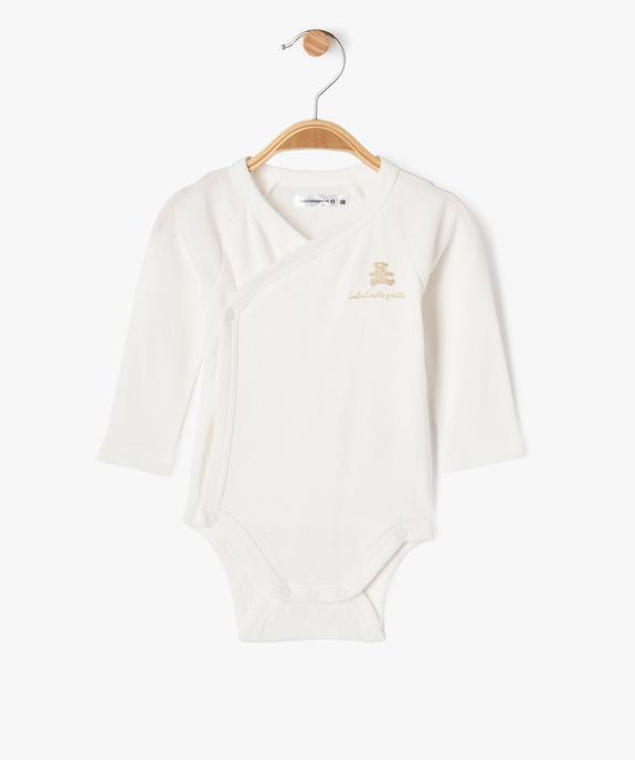 Ensemble 3 pièces salopette et body bébé fille - LuluCastagnette vue5 - LULUCASTAGNETTE - GEMO