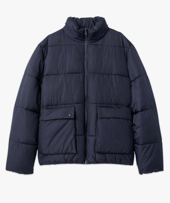 Blouson homme matelassé avec larges poches à rabat vue4 - GEMO (HOMME) - GEMO