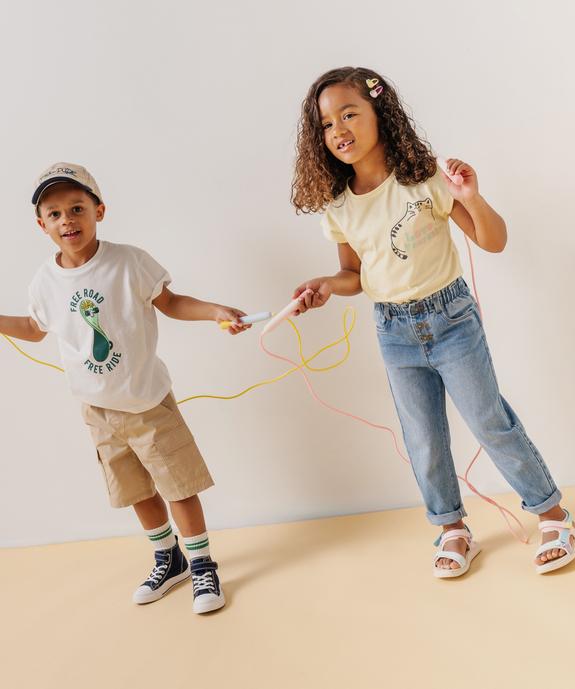 Tee-shirt imprimé skateboard garçon vue5 - GEMO (ENFANT) - GEMO
