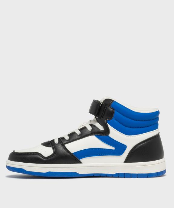 Baskets montantes à scratch garçon vue3 - 5 MILES GEMO FOR GOOD - GEMO