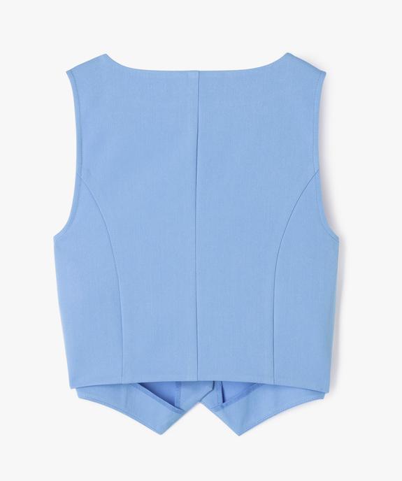 Gilet de costume sans manches fille vue5 - GEMO (JUNIOR) - GEMO