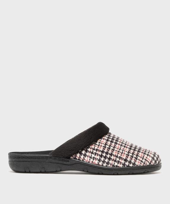 Chaussons mules dessus velours et fourrure imitation femme vue1 - G'FLEX GEMO FOR GOOD - GEMO
