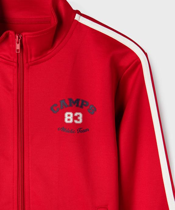 Sweat zippé fille - Camps vue3 - CAMPS - GEMO