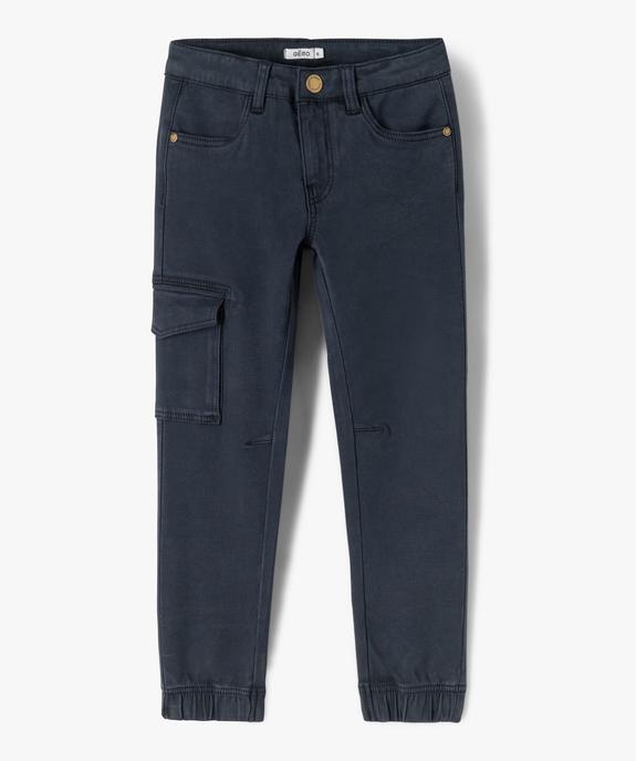 Pantalon cargo bas resserré garçon vue8 - GEMO (ENFANT) - GEMO