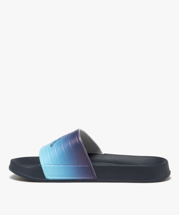 Mules de piscine garçon à bandeau effet matelassé - Kappa vue3 - KAPPA - GEMO