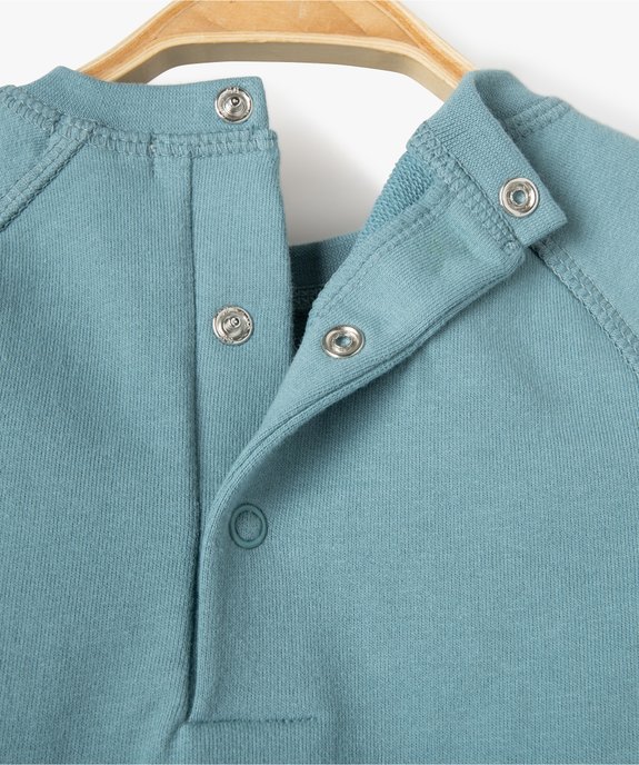 Pyjama bébé garçon sans pieds avec motif moto vue4 - GEMO(BB COUCHE) - GEMO