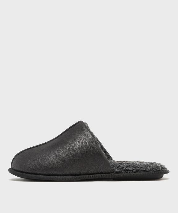 Chaussons fourrés forme mules homme - Roadsign vue3 - ROADSIGN G4G - GEMO