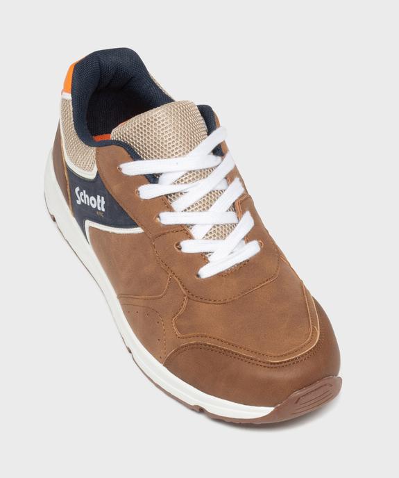 Baskets jogger à lacets garçon vue5 - SCHOTT - GEMO
