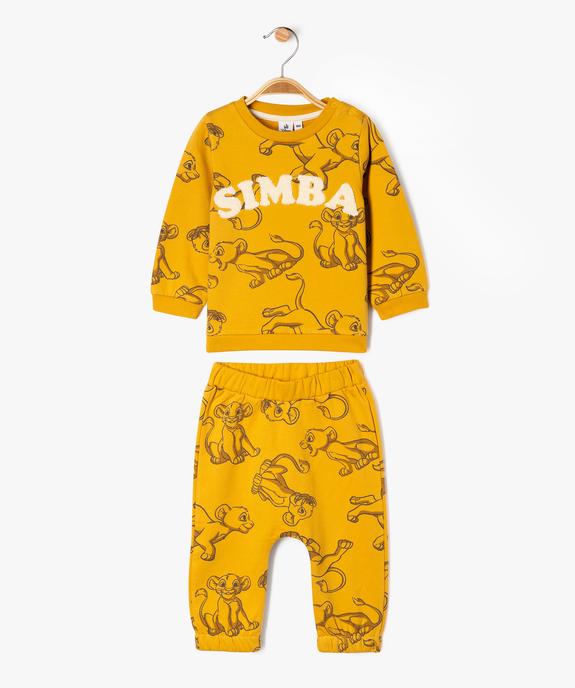 Ensemble 2 pièces bébé garçon sweat et pantalon en maille - Disney vue2 - DISNEY - GEMO