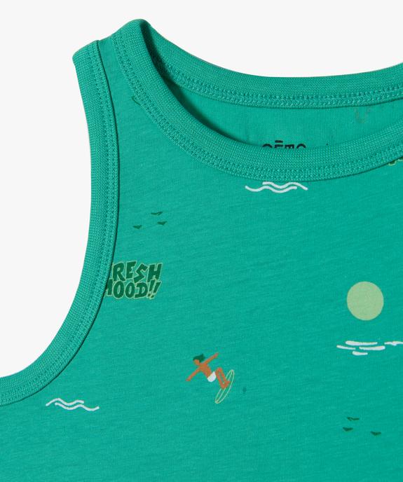 Débardeur imprimé surf garçon vue2 - GEMO (ENFANT) - GEMO