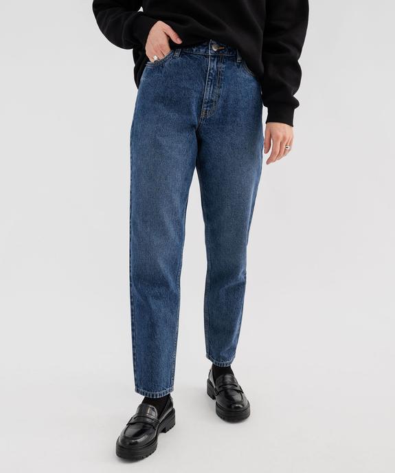 Jean Mom taille haute femme vue1 - GEMO(FEMME PAP) - GEMO