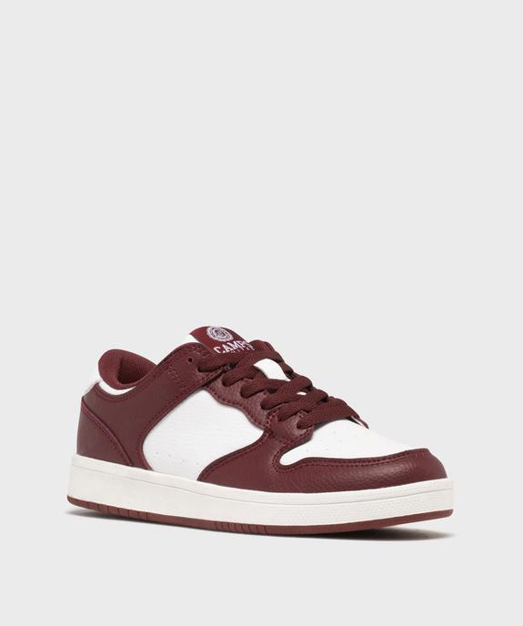 Baskets basses bicolores et grainées femme - Camps United vue3 - CAMPS GEMO FOR GOOD - GEMO