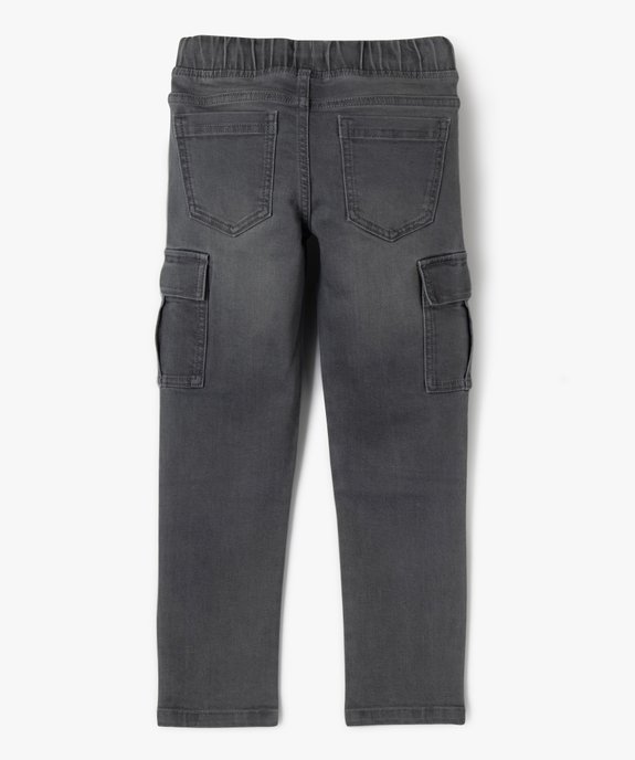Pantalon cargo taille élastiquée garçon vue5 - GEMO (ENFANT) - GEMO