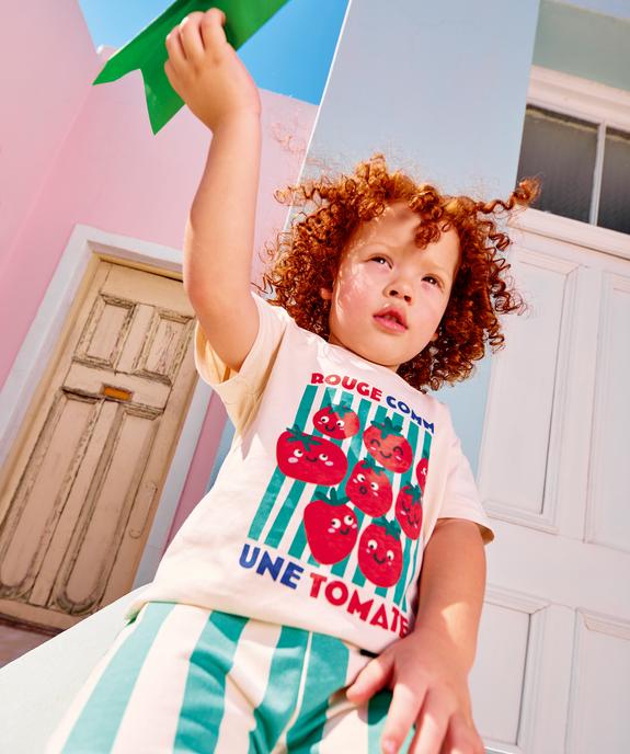 Tee-shirt manches courtes avec motifs tomates bébé garçon vue1 - GEMO 4G BEBE - GEMO